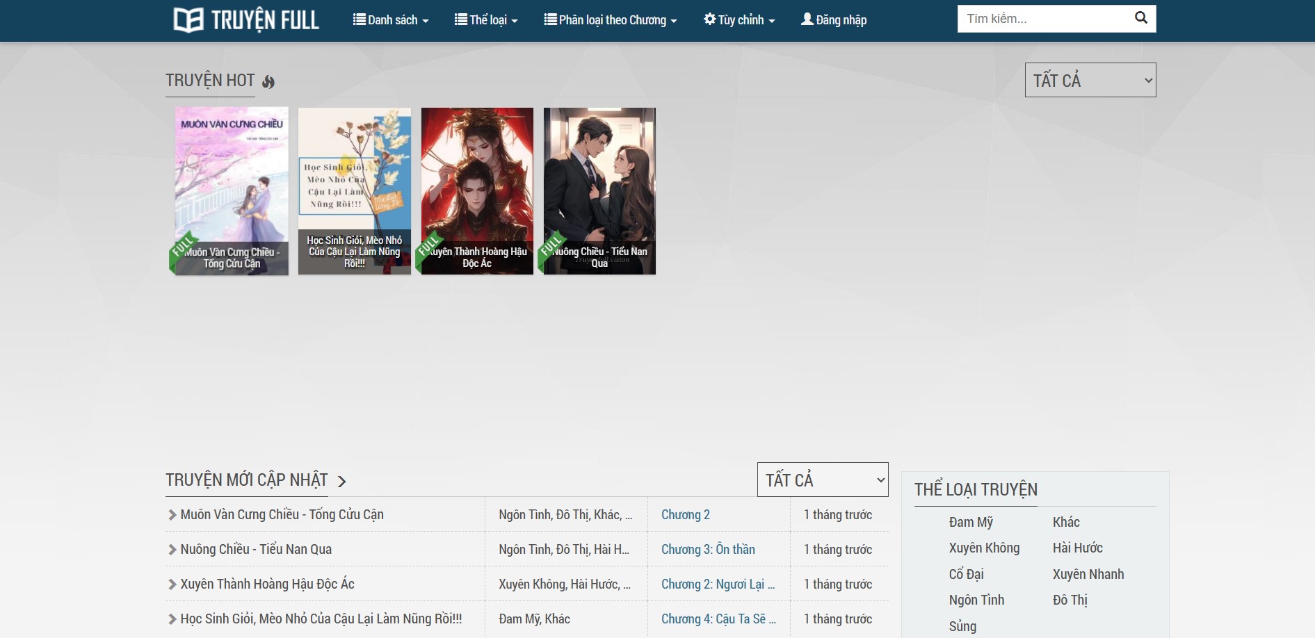 Source Code Web Truyện Laravel v6 (TruyenFull) - Full SRC Truyện Chữ | NQT Dev